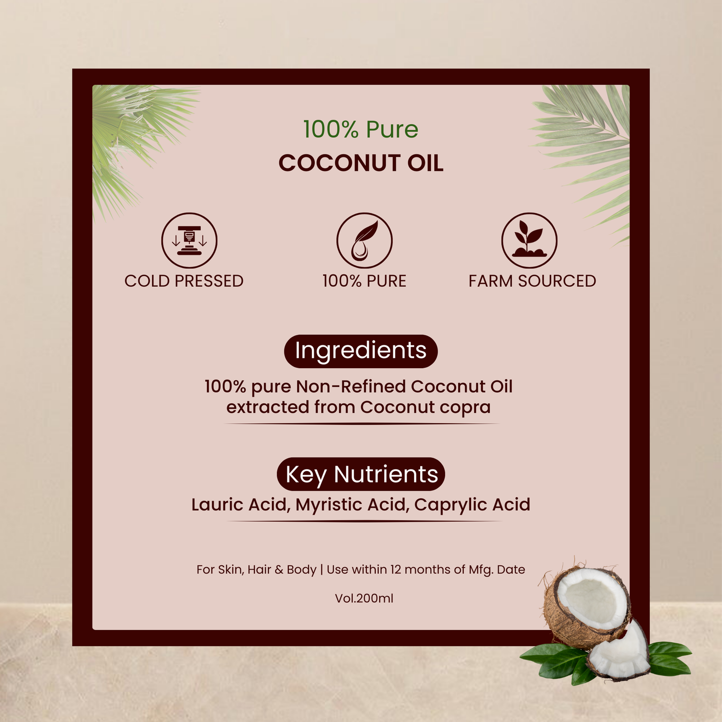 Coconut Oil | 200 ml