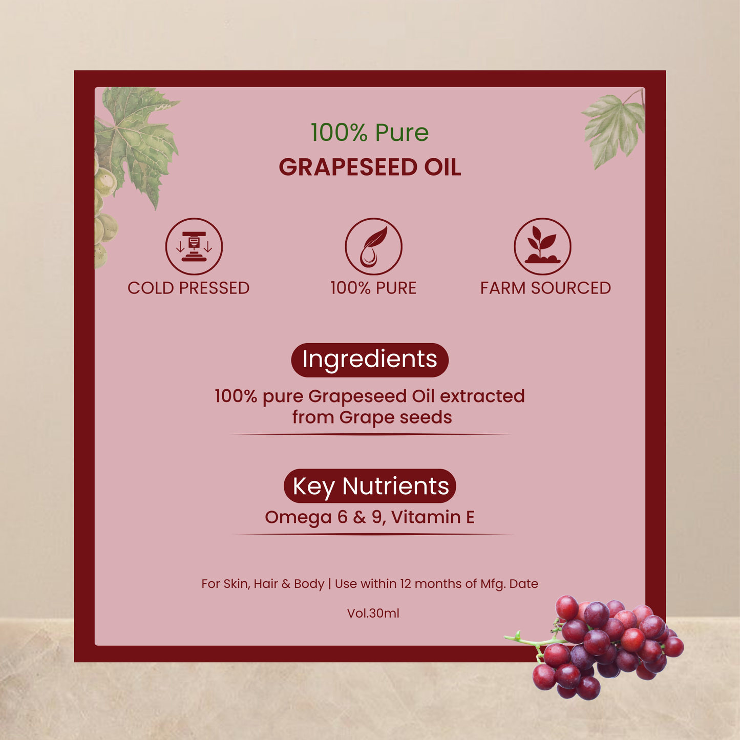 Grapeseed Oil | 30ml
