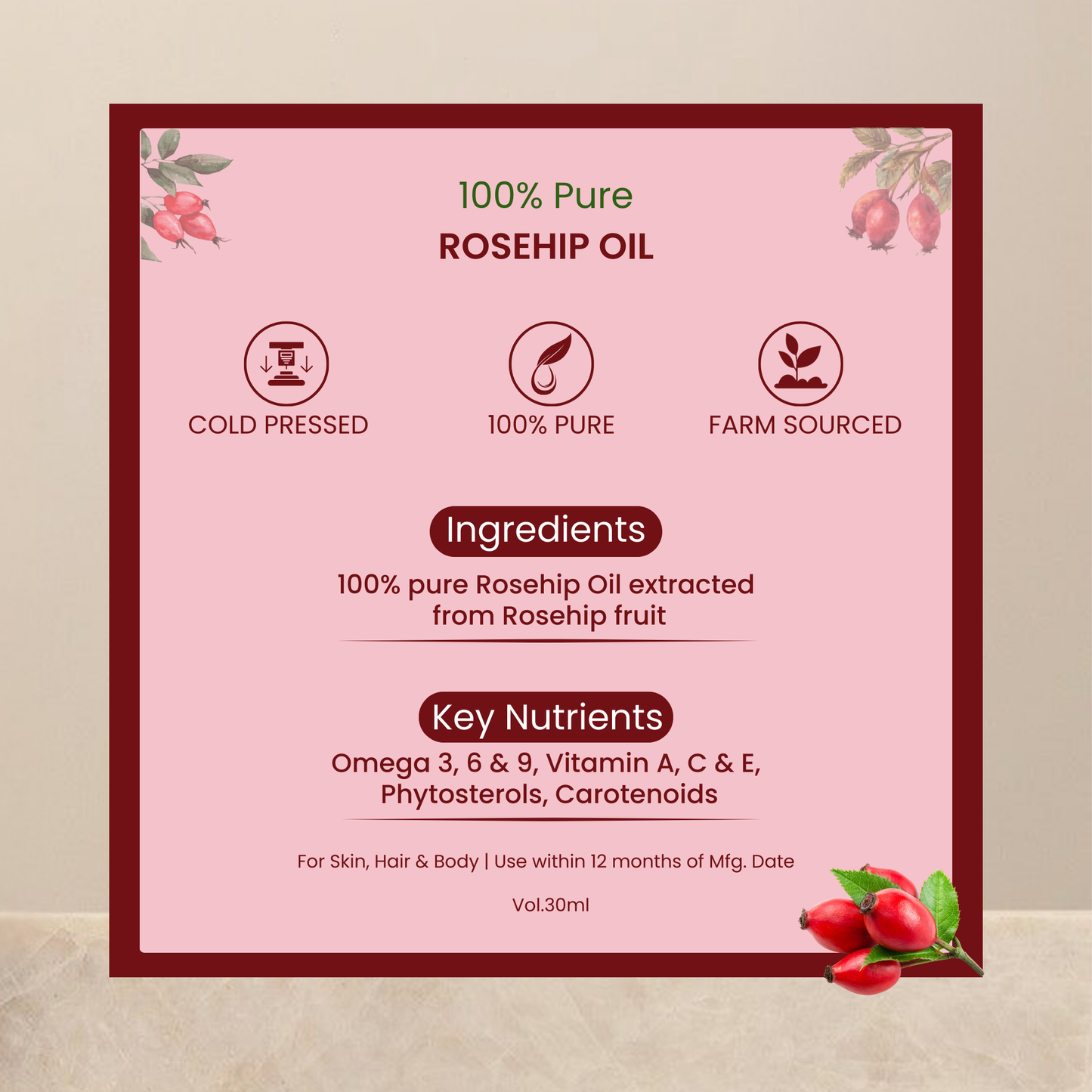 Rosehip Oil | 30ml