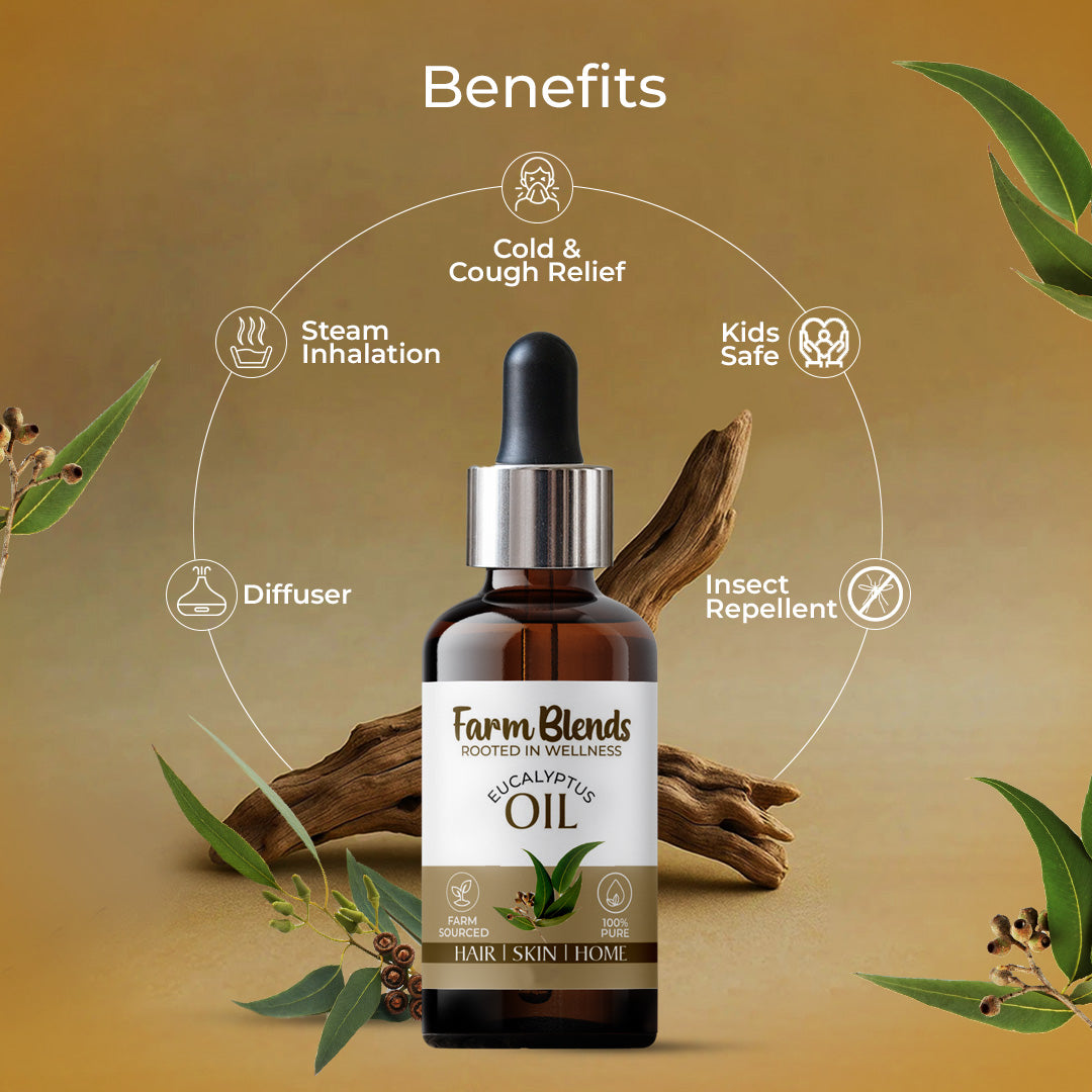 Pure Eucalyptus Nilgiri Essential Oil