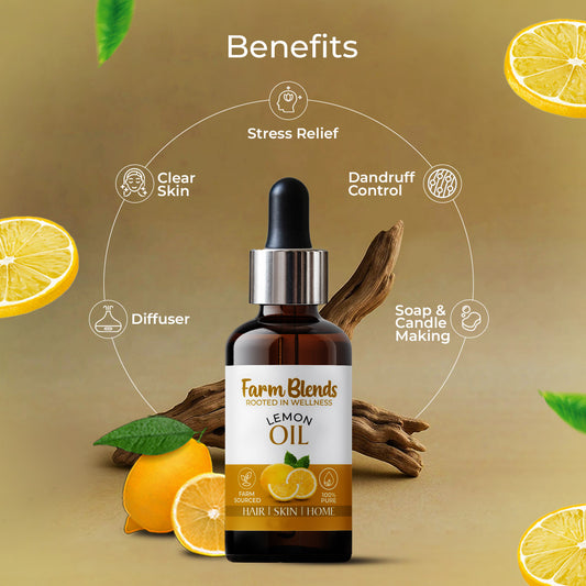Pure Lemon Citrus Essential Oil