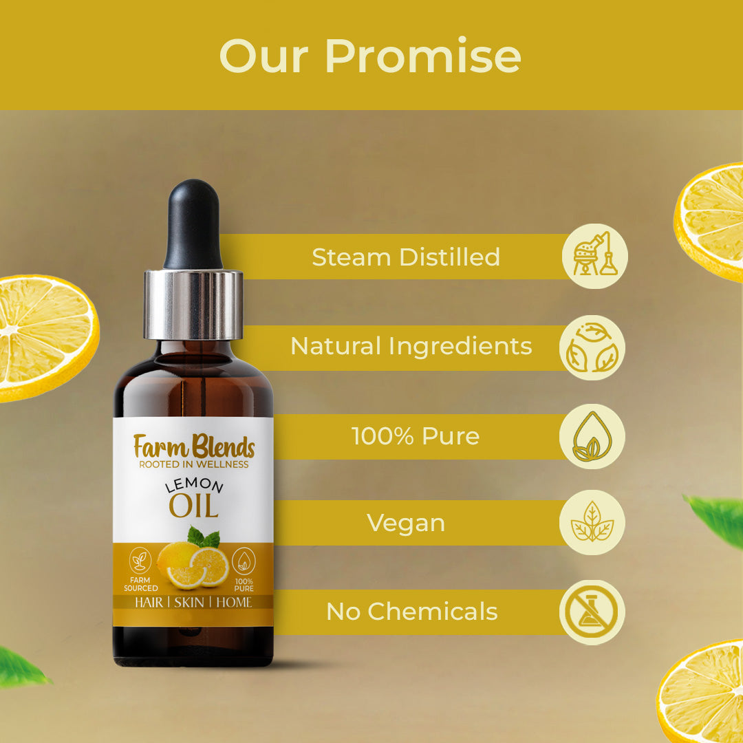 Pure Lemon Citrus Essential Oil